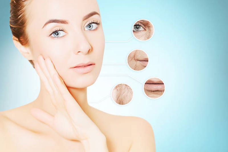 Potret wajah wanita muda dengan lingkaran kulit bermasalah yang buruk  (pixabay)