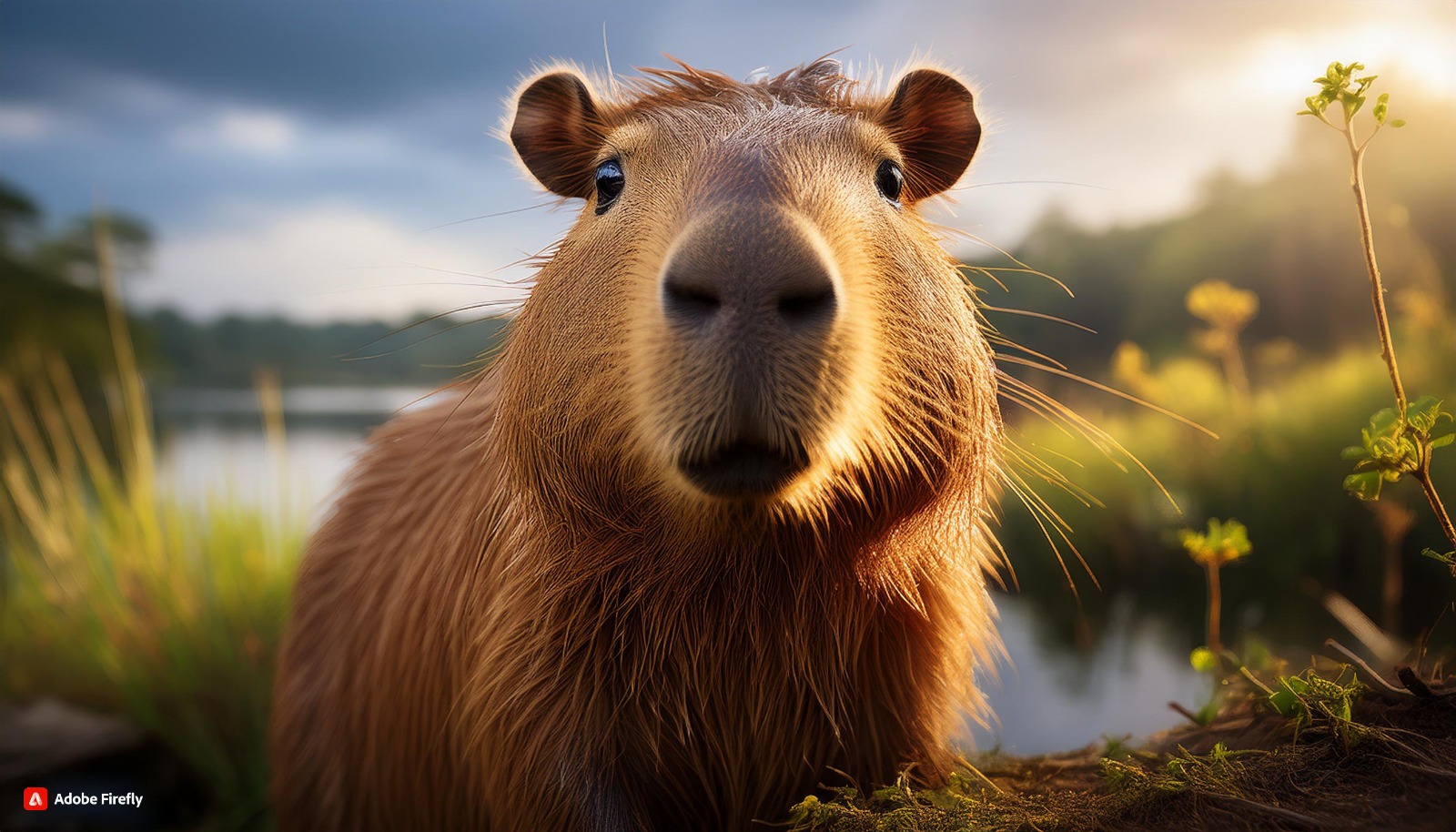 Ilustrasi Kapybara  Ai/ https://firefly.adobe.com