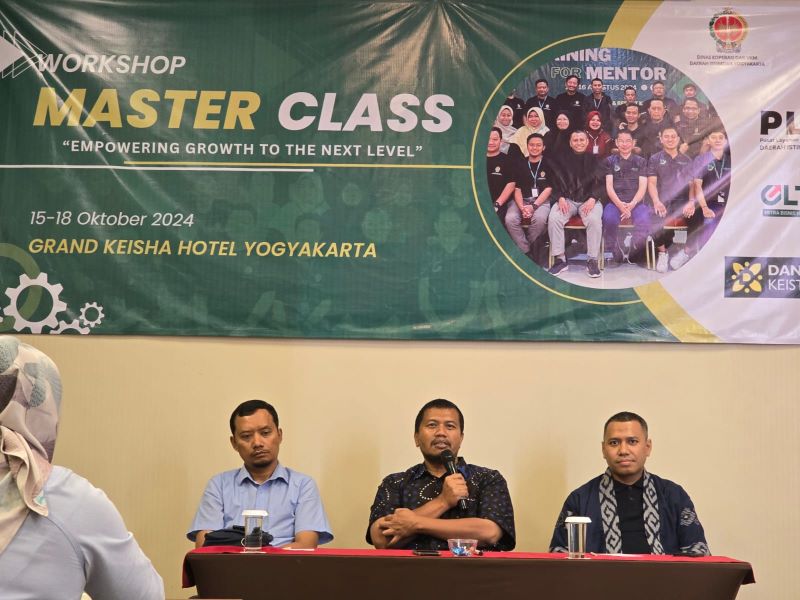 Workshop Master Class di Hotel Grand Keisha yang digelar 4 hari sejak Selasa (15/10/2024) hingga Jumat (18/10/2024).