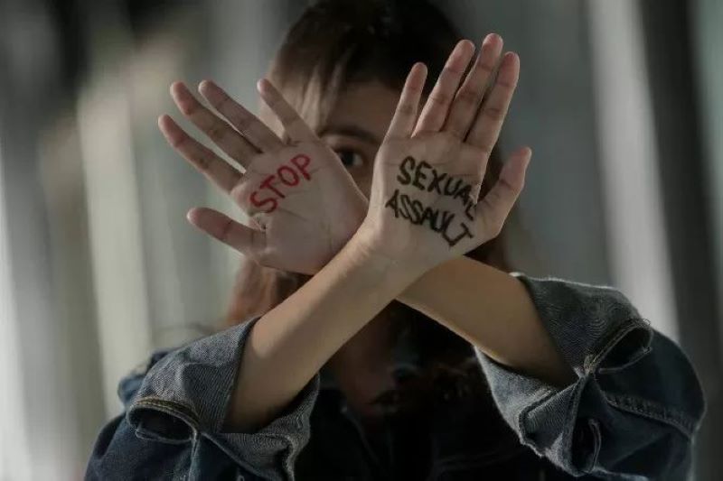 Ilustrasi stop kekerasan seksual.