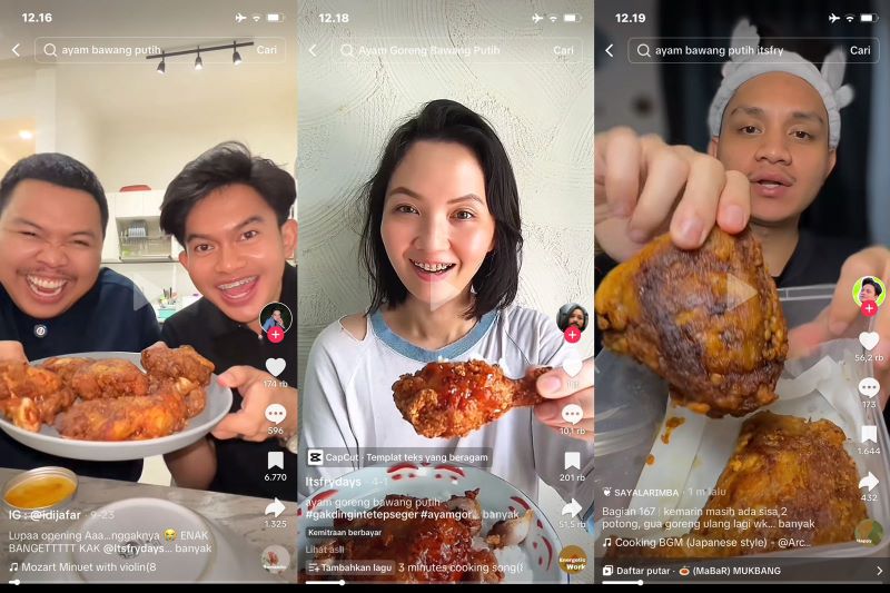 Resep ayam goreng bawang putih viral ala @Itsfryday.
