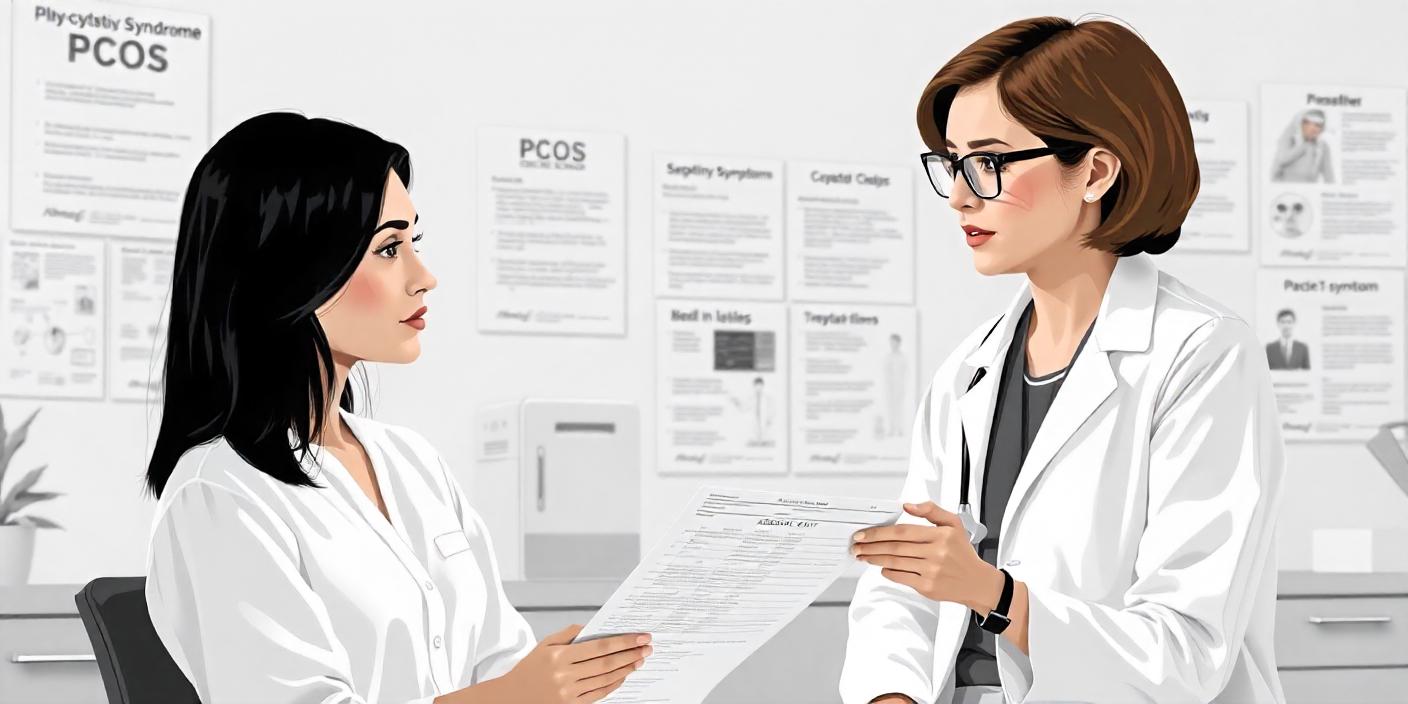 Ilustrasi Seorang Perempuan Berkonsultasi dengan Dokter.  (AI/Freepik.com)