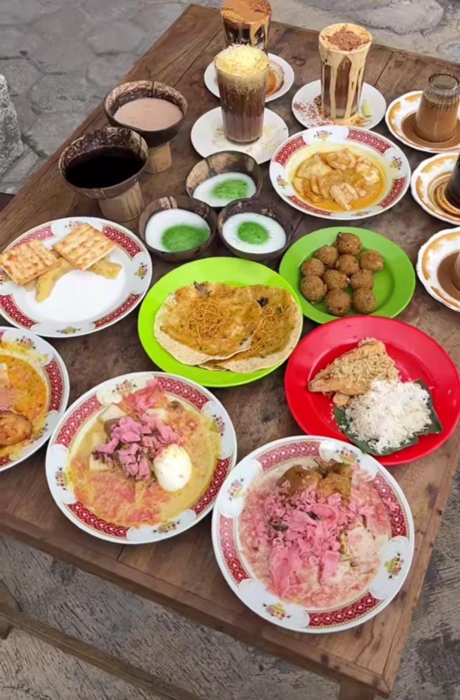 Sarapan khas Padang di Jogja.