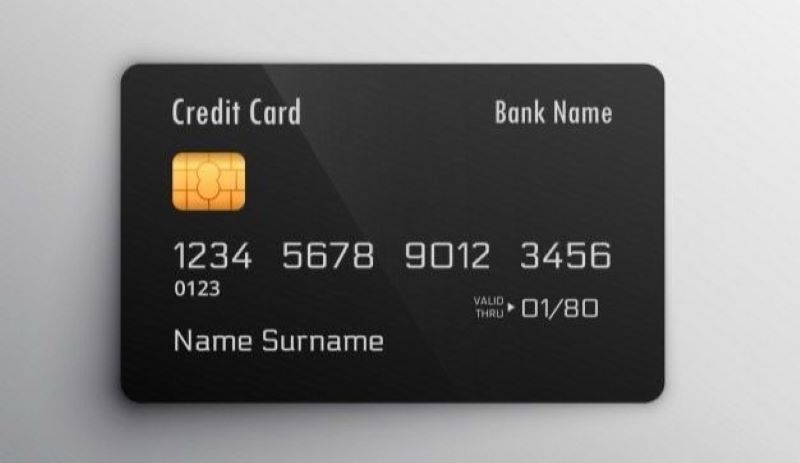 Ilustrasi kartu debit.