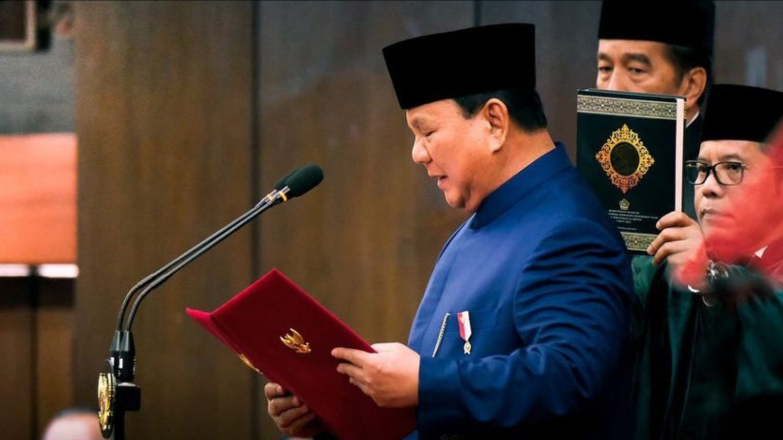 Pelantikan Presiden RI Prabowo Subianto.  (Instagram/@Gibran Rakabuming)