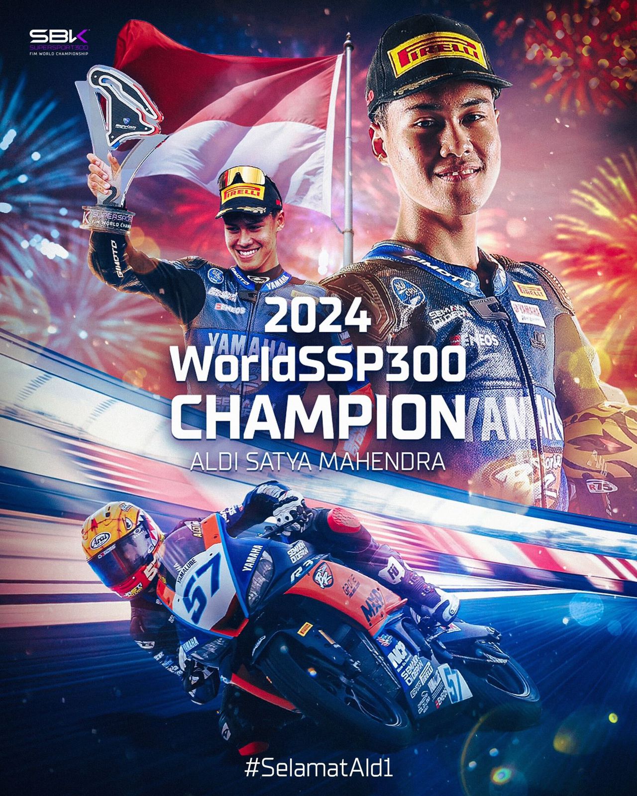 Pengumuman Resmi dari akun  tentang kampungWorldSSP300.