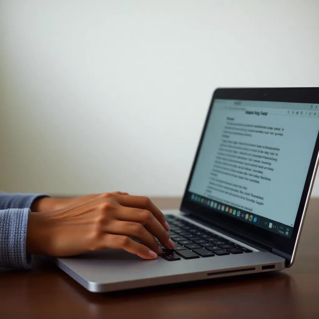 Gambaran tentang pengerjaan tugas seperti skripsi yang marak menggunakan jasa joki.