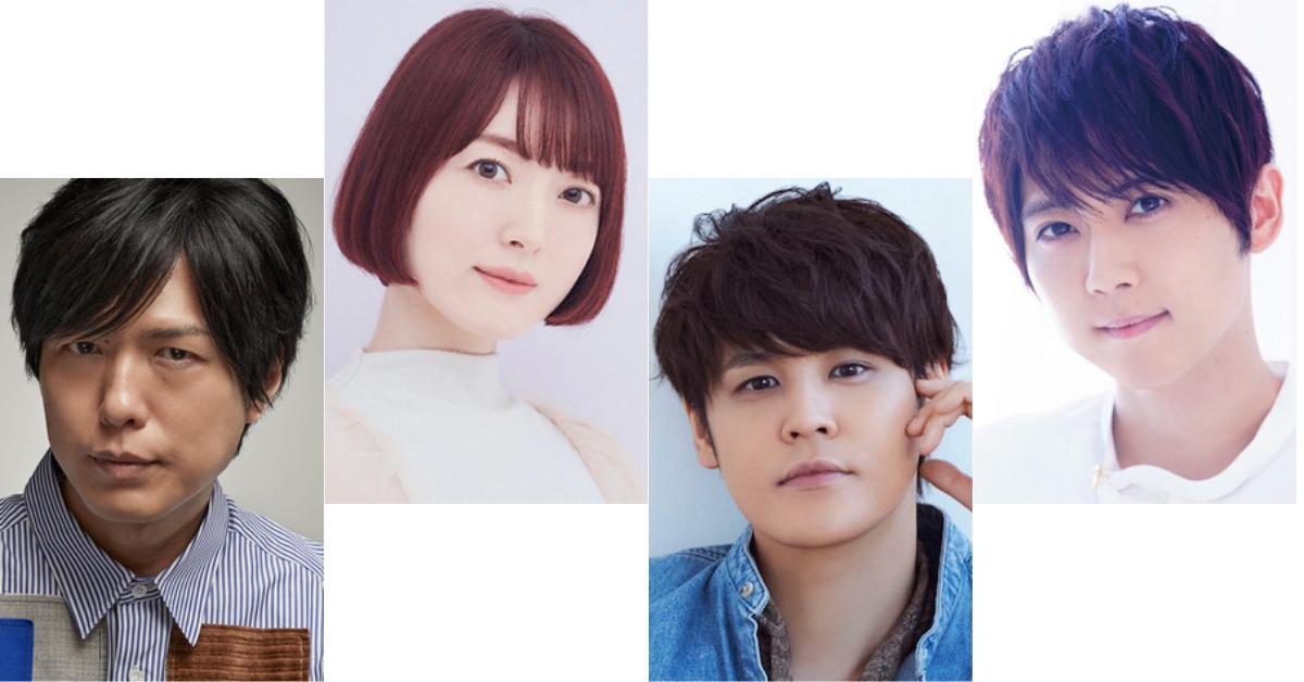 Potret Kamiya Hiroshi, Hanazawa Kana, Miyano Mamoru, dan Kaji Yuuki.