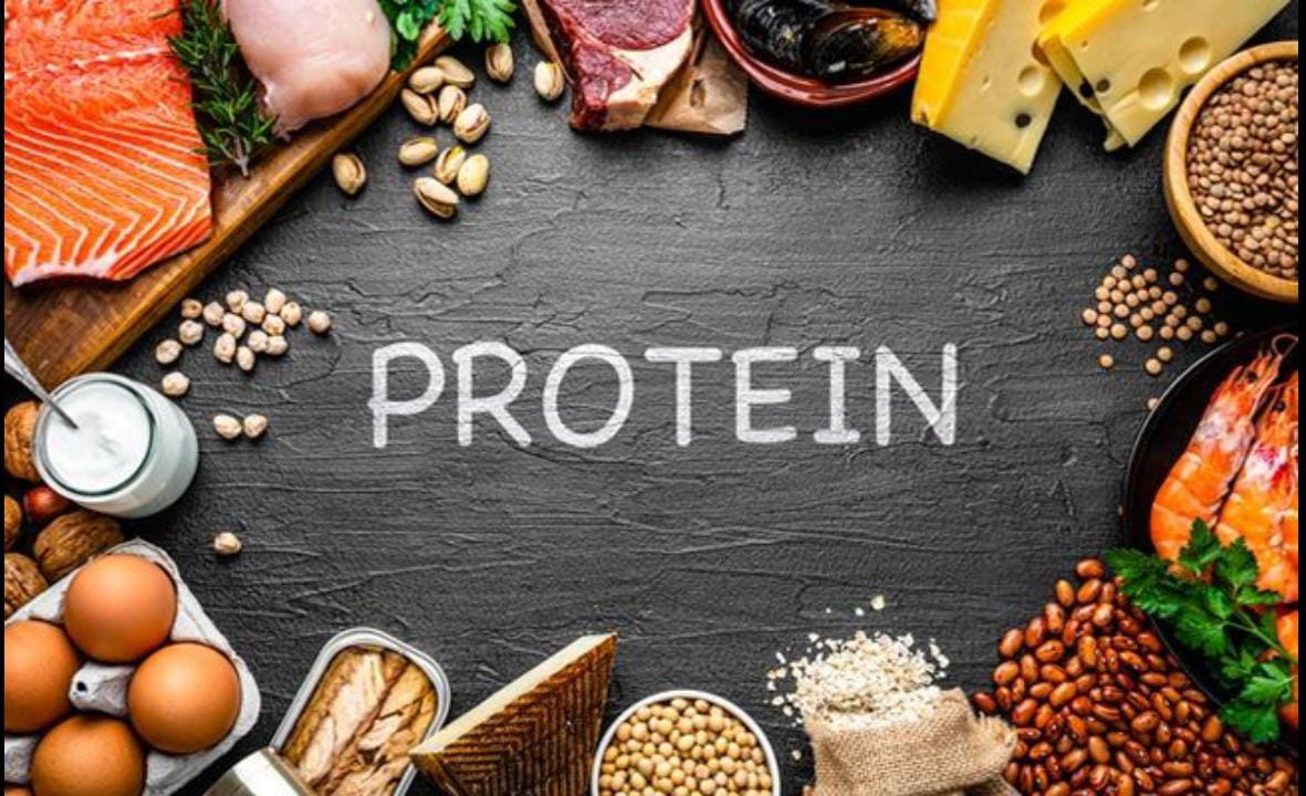 ilustrasi makanan yang mengandung protein (pinterest)