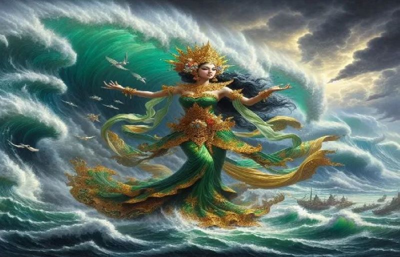 Ilustrasi Ratu Pantai Selatan, Nyi Roro Kidul (Jawa Pos)  &nbsp;