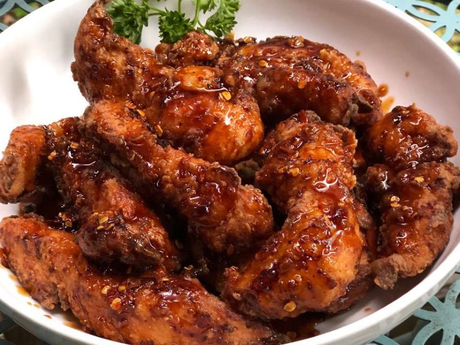 Tampilan Crispy Chicken Spicy.