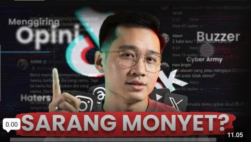 Sebuah Thumbnail dari Video Youtube yang Membahas Sisi Bahaya dari TikTok.
