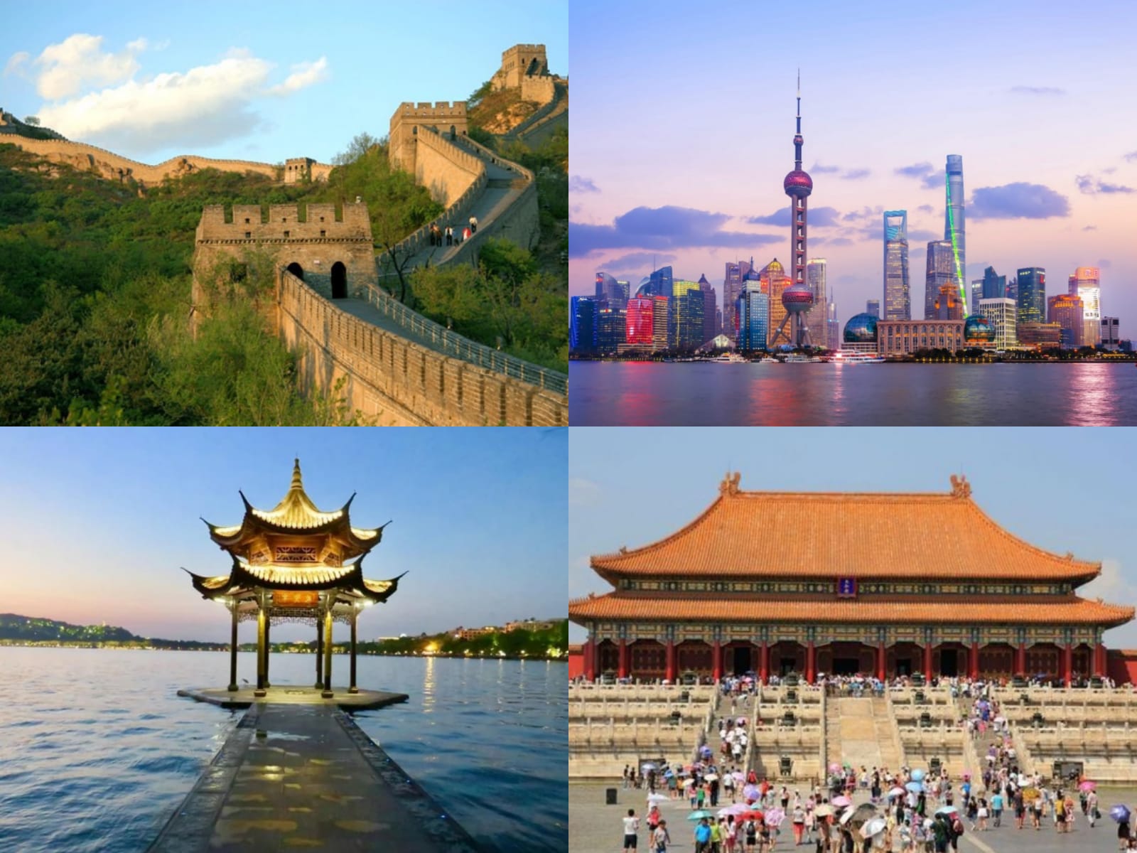 Wisata di Negara China. Sumber: berbagai sumber