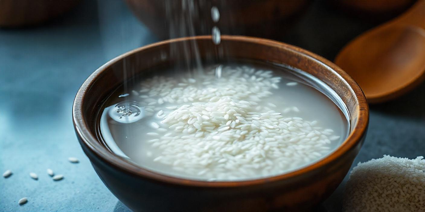 Ilustrasi Air Cucian Beras yang Banyak Manfaatnya.  (AI/Freepik.com)