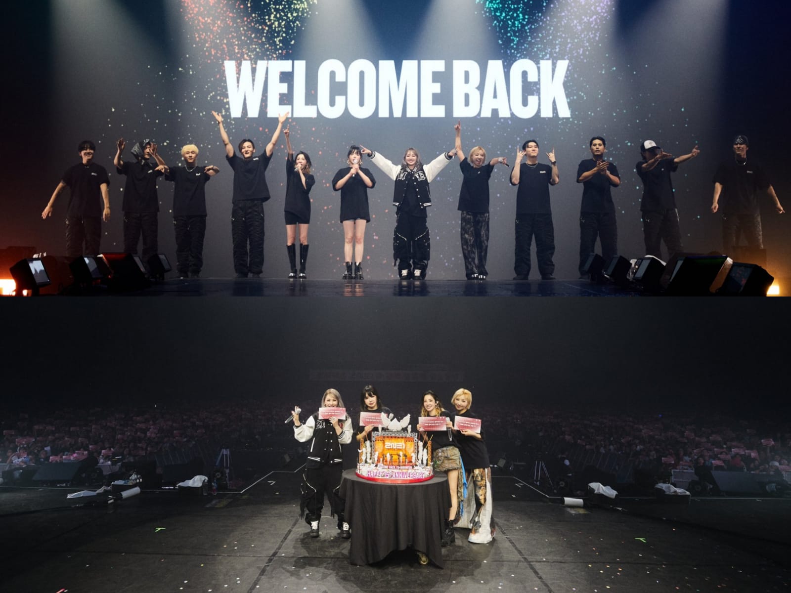 Konser 2ne1 in Jakarta. Sumber: Official Twitter iMe Indonesia