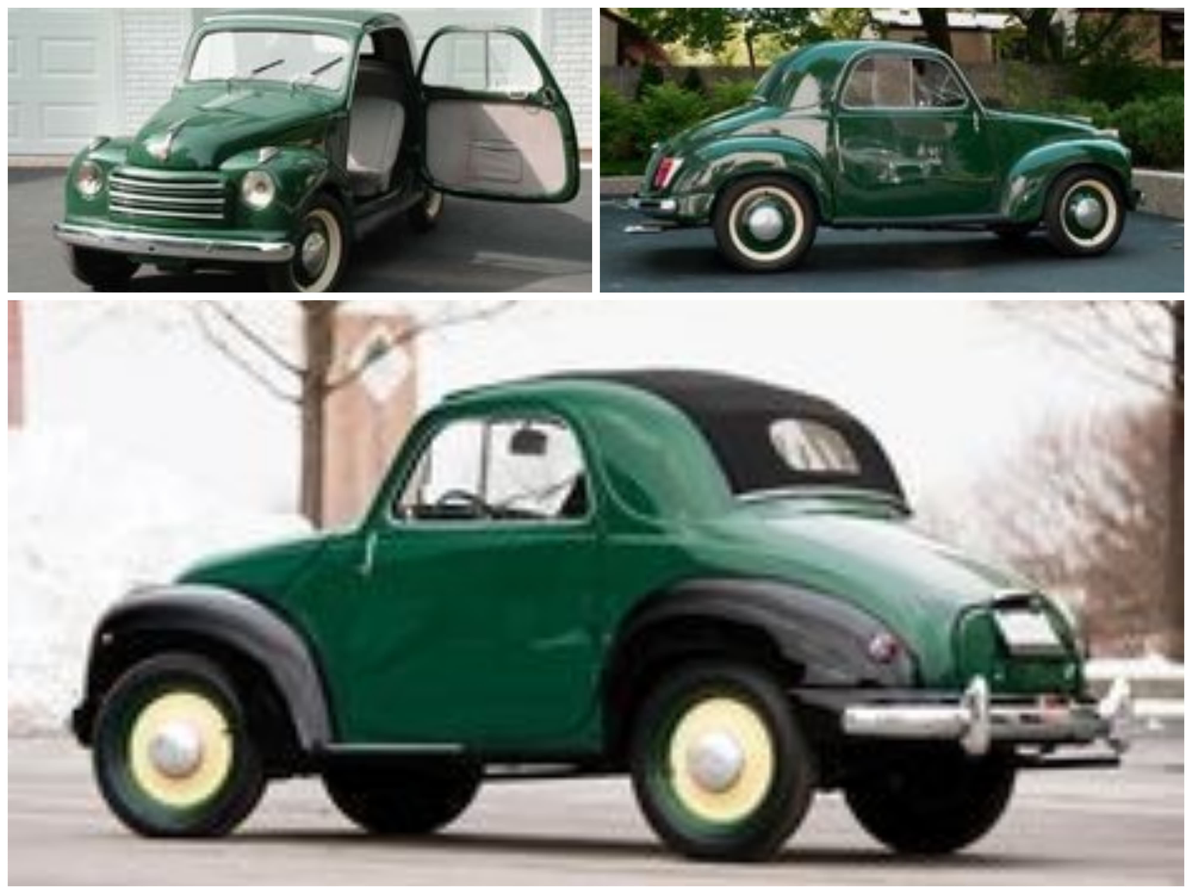 Tampilan Fiat 500C Topolino 1951.