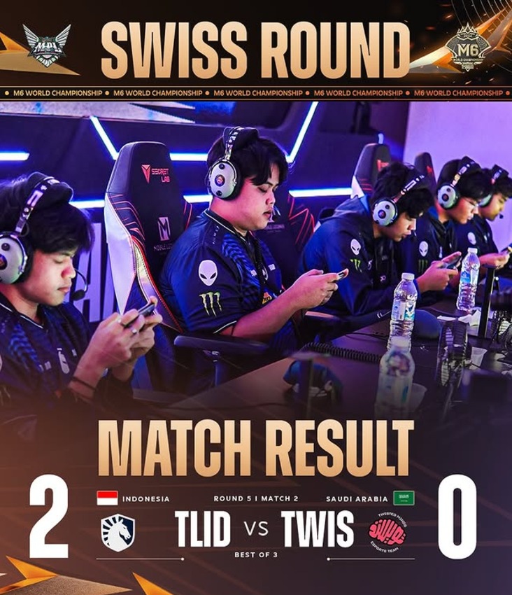 Team Liquid ID (TLID) akhirnya lolos ke babak playoff/knockout M6 World Championship pada Kamis (5/12/2024).