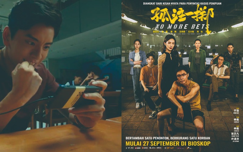 No More Bets (2023) menceritakan tentang jejaring penipuan online bekerja.