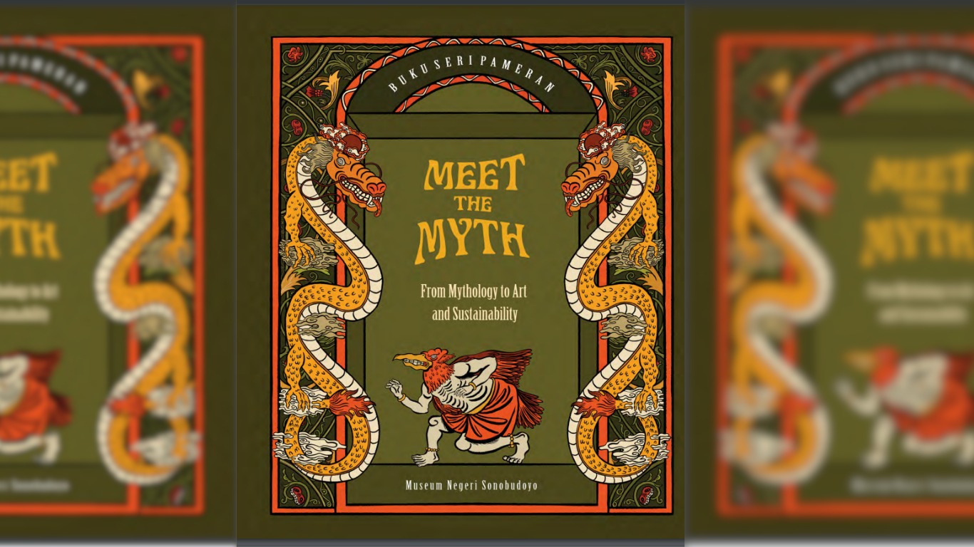 (cover buku Seri Pameran Meet The Myth, Museum Negeri Sonobudoyo)