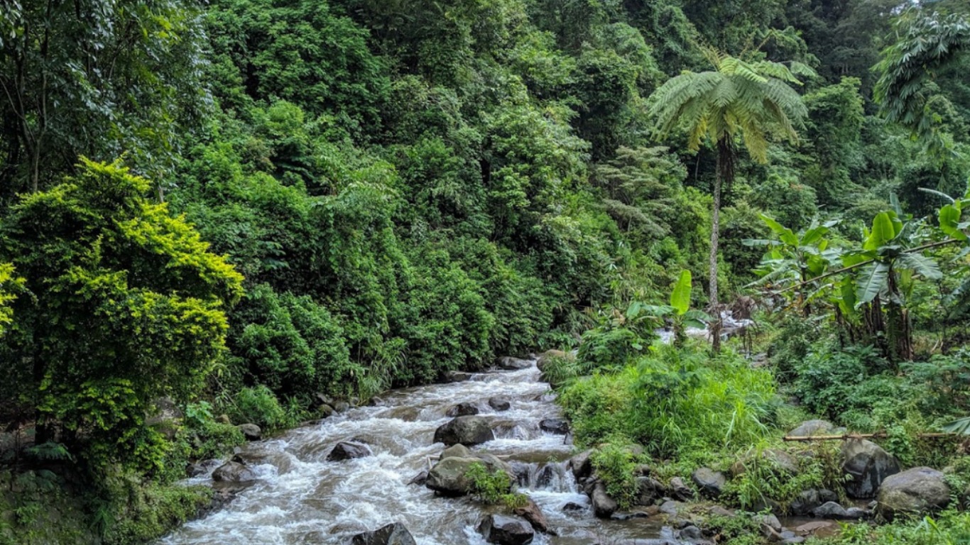 Sungai di Kampung Ketoembo.  (google map)