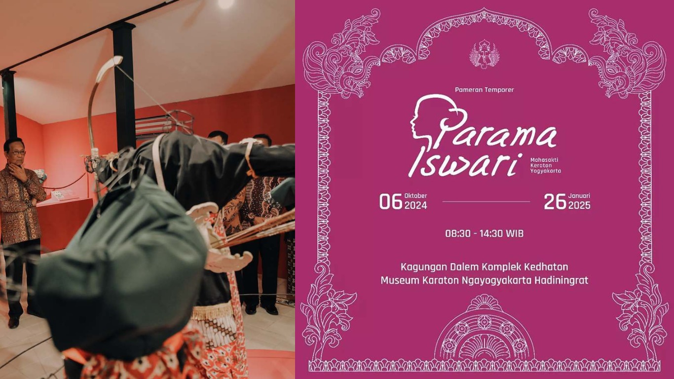 (instalasi seni dan poster pameran, Keraton Jogja dan Dinas Pariwisata DIY)