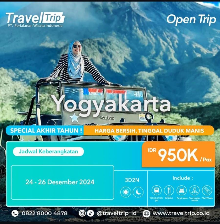 Jasa tour ke Yogyakarta.