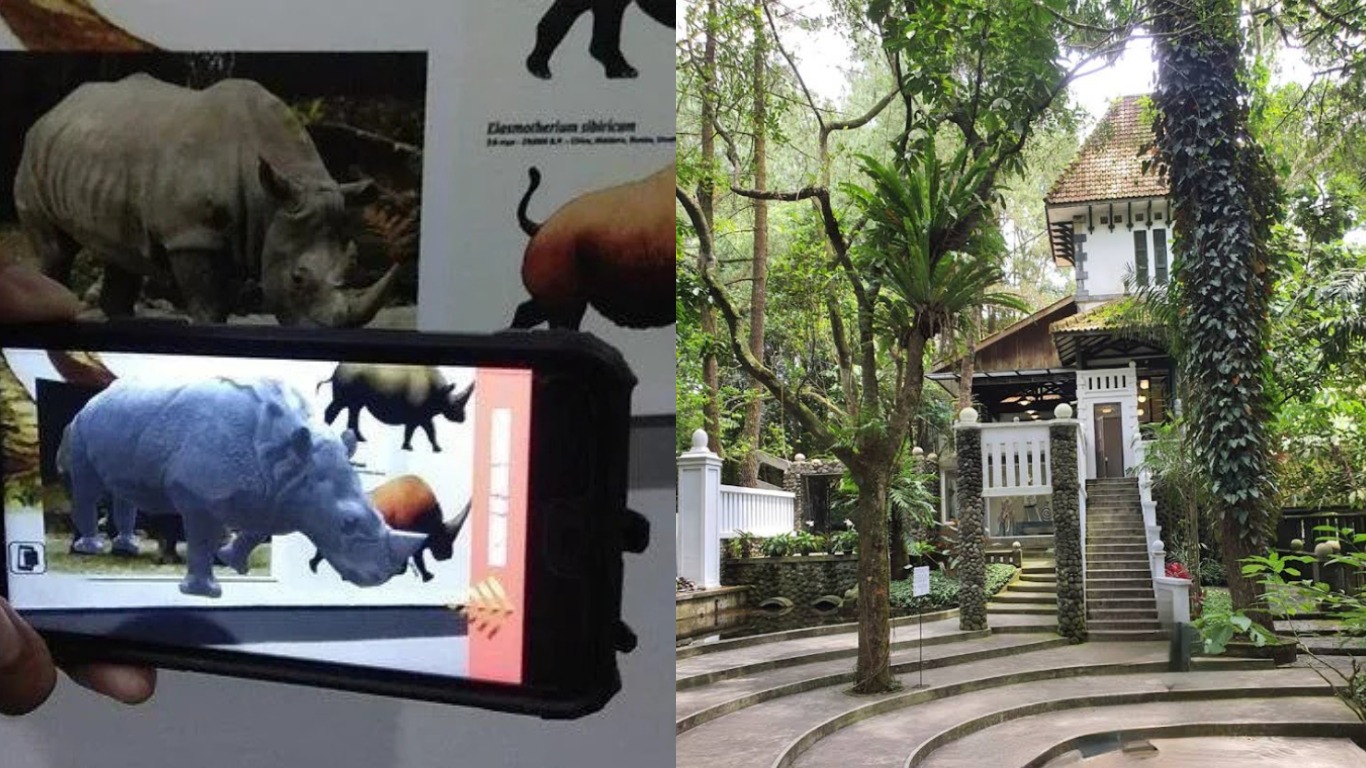 (Foto live digital dan Museum Ullen Sentalu, History of Java Museum dan google map)