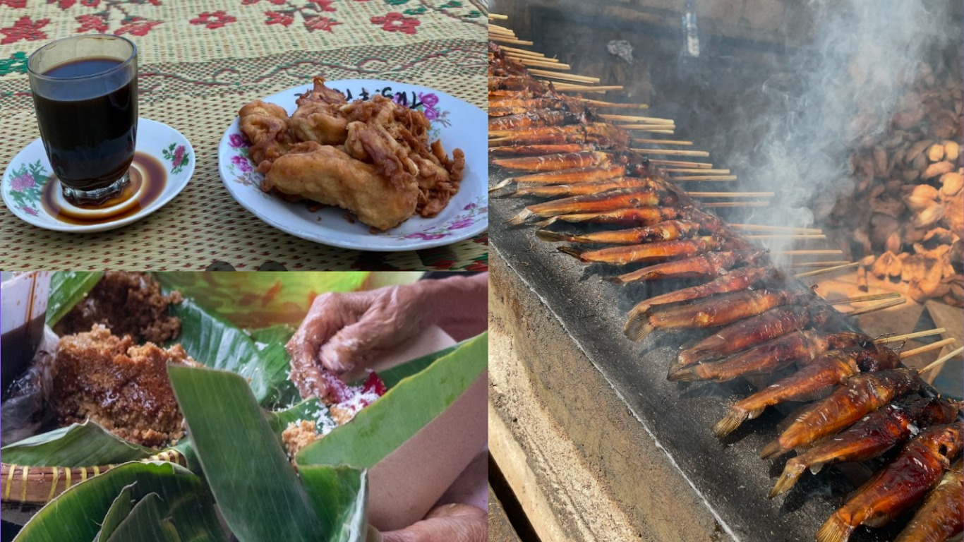 (foto Kopi Klotok, Lupis Mbah Satinem, dan Mangut Lele Dapur Asli Mbok Marto Ijoyo, dari google map)