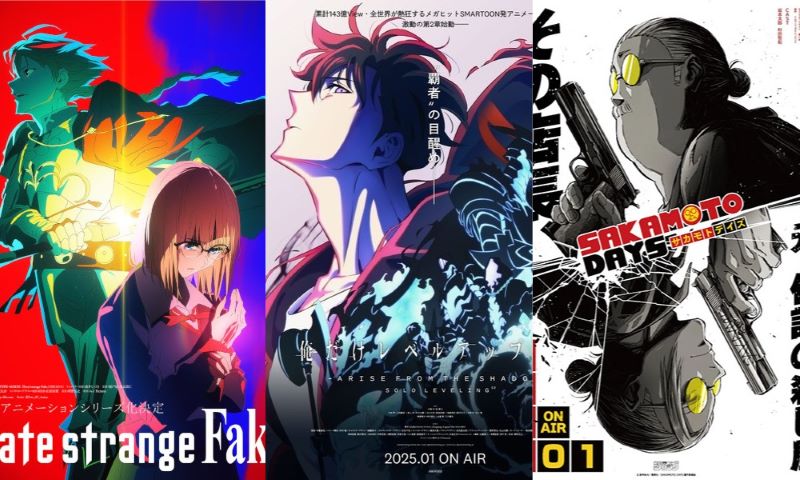 Anime action Winter 2025.