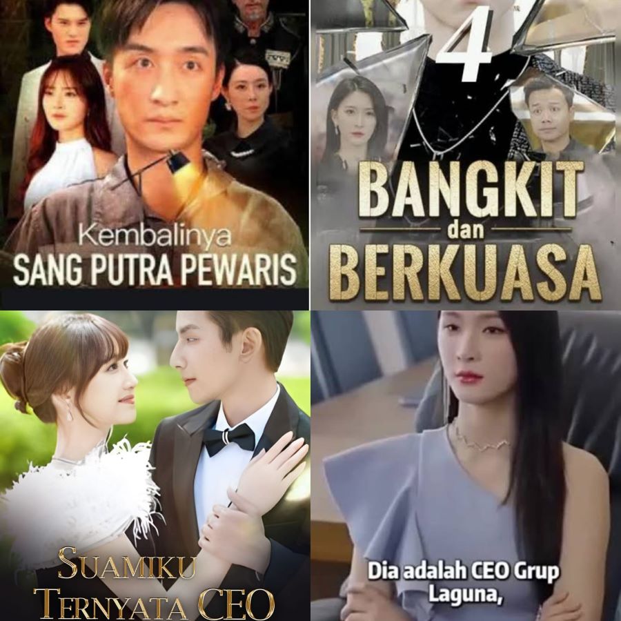 Ilustrasi iklan drama china di TikTok.