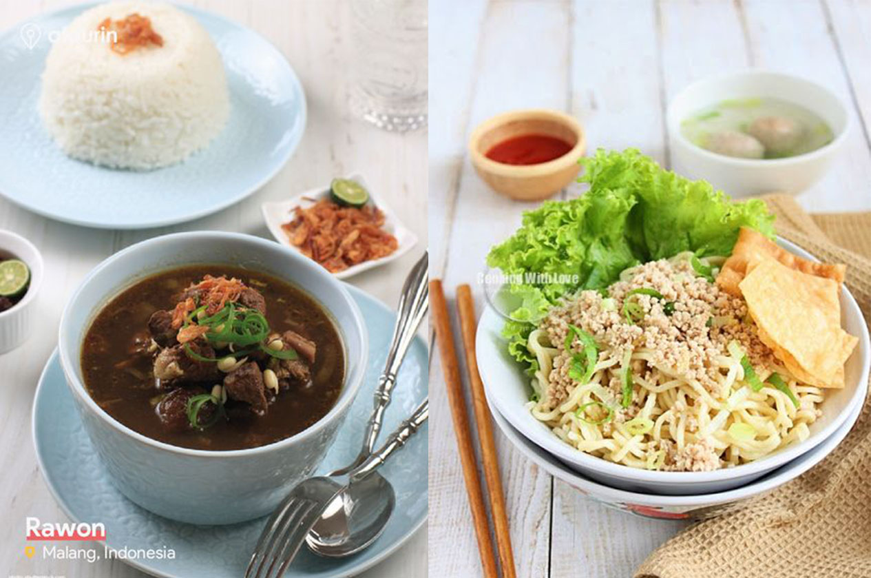 Menjelajahi kuliner di Malang.