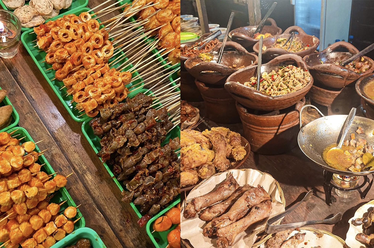 Angkringan Pendopo Lawas di jantung kota.