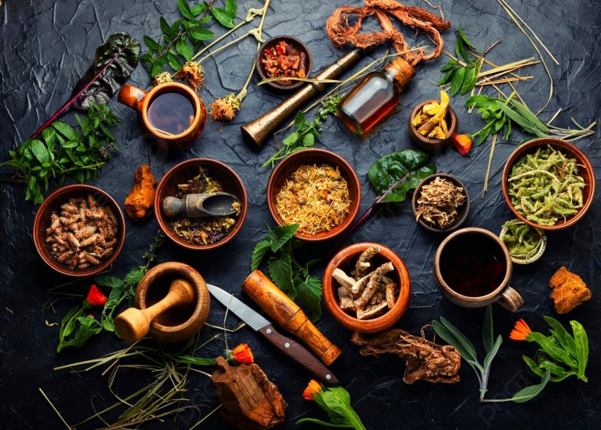 Ilustrasi obat herbal.