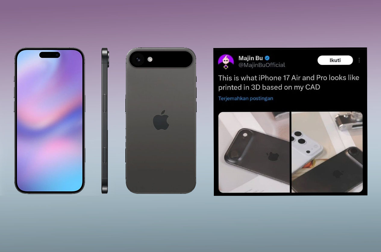 Bocoran iPhone 17, iPhone 17 Pro dan iPhone 17 Air.