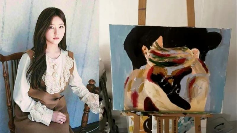 Lukisan terakhir yang dibuat oleh aktris Kim Sae Ron.