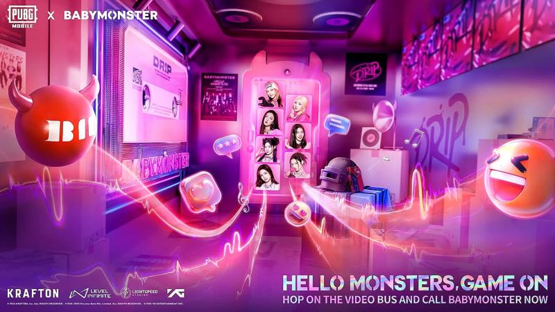 PUBG Mobile berkolaborasi dengan Babymonster dalam rangka ulang tahun ke-7 game.