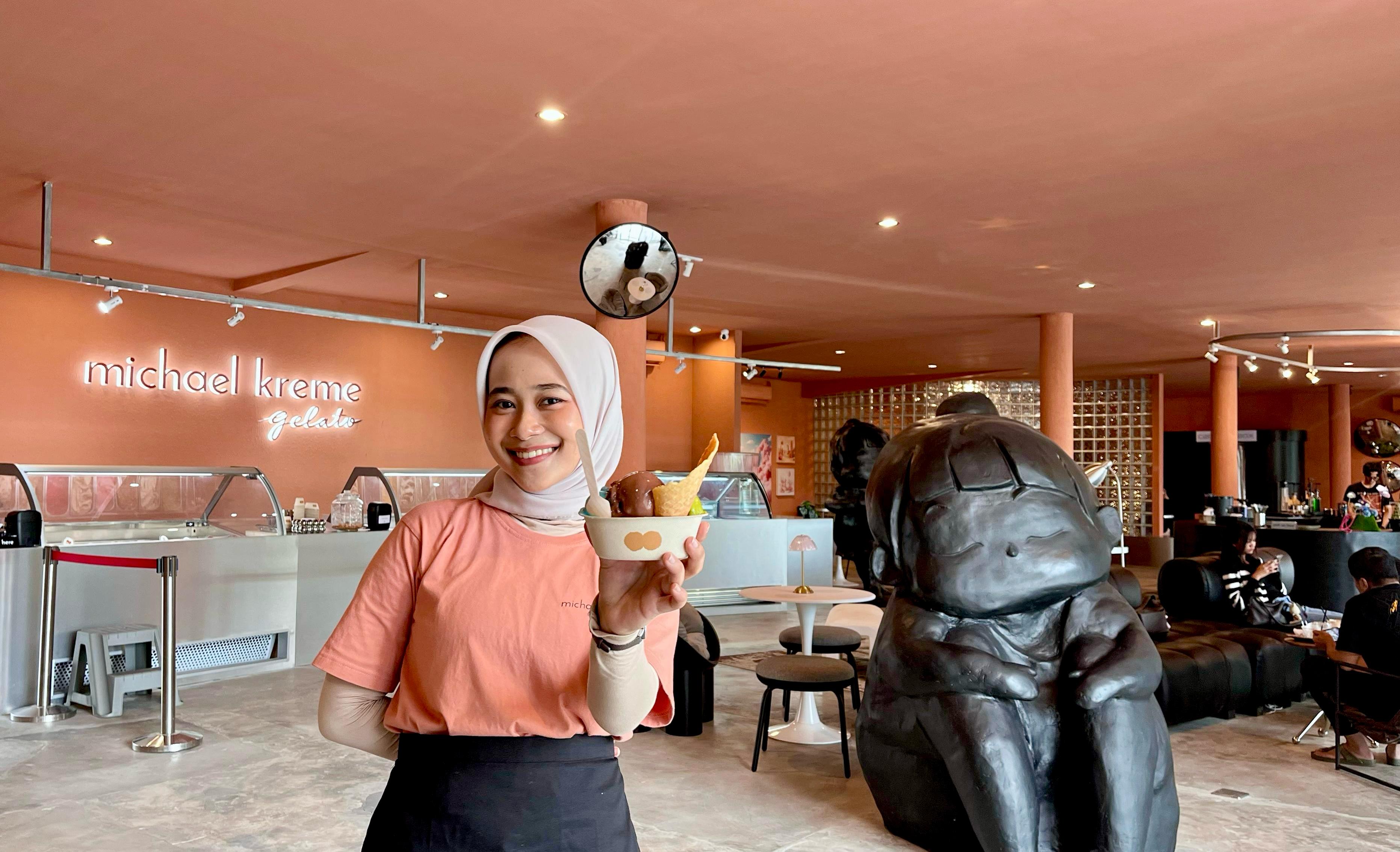 Terbesar di DIY dan Jawa Tengah, Michael Kreme Gelato, Gelato & Coffee Hadir di Palangan&nbsp;