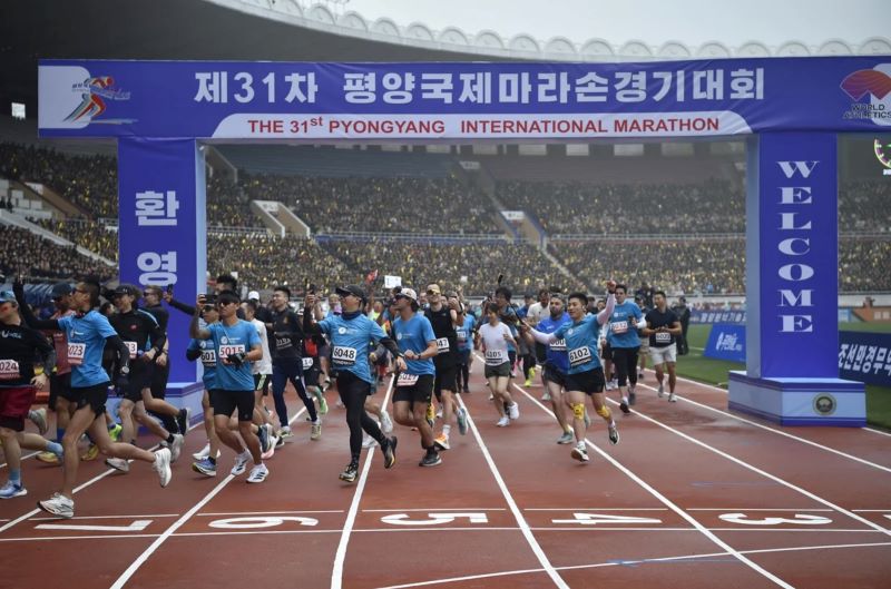 Maraton Internasional Pyongyang.