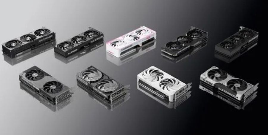 Macam-macam jenis GPU Nvidia.