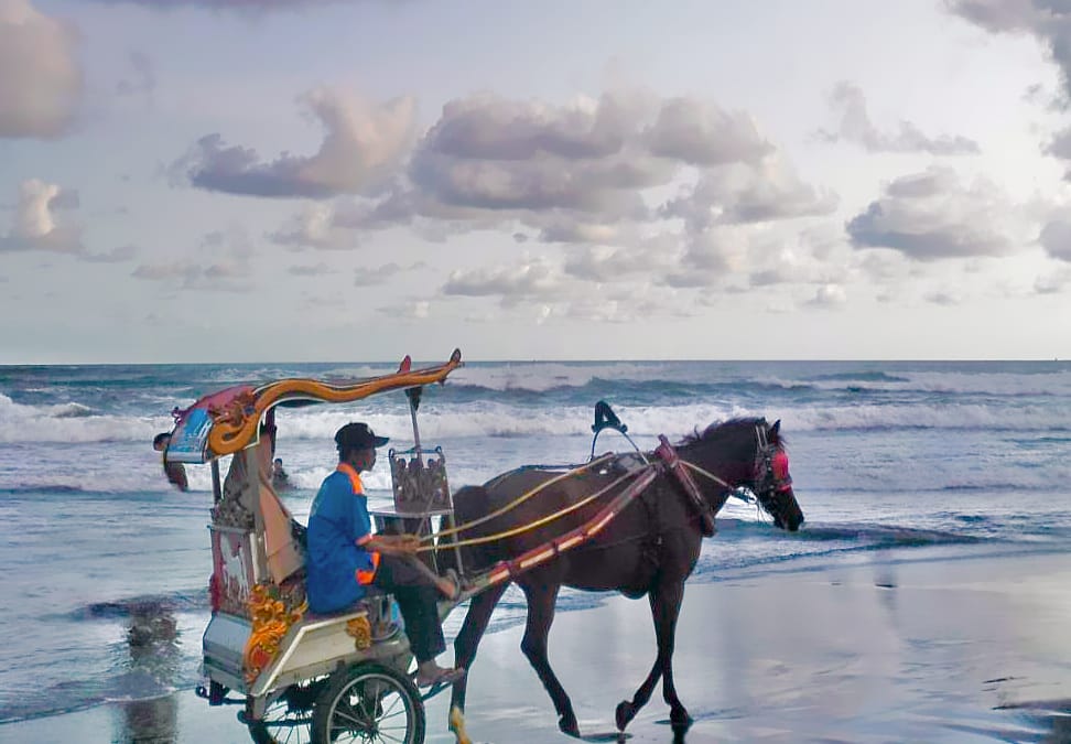 Wisata Pantai Parangtritis, Yogyakarta.