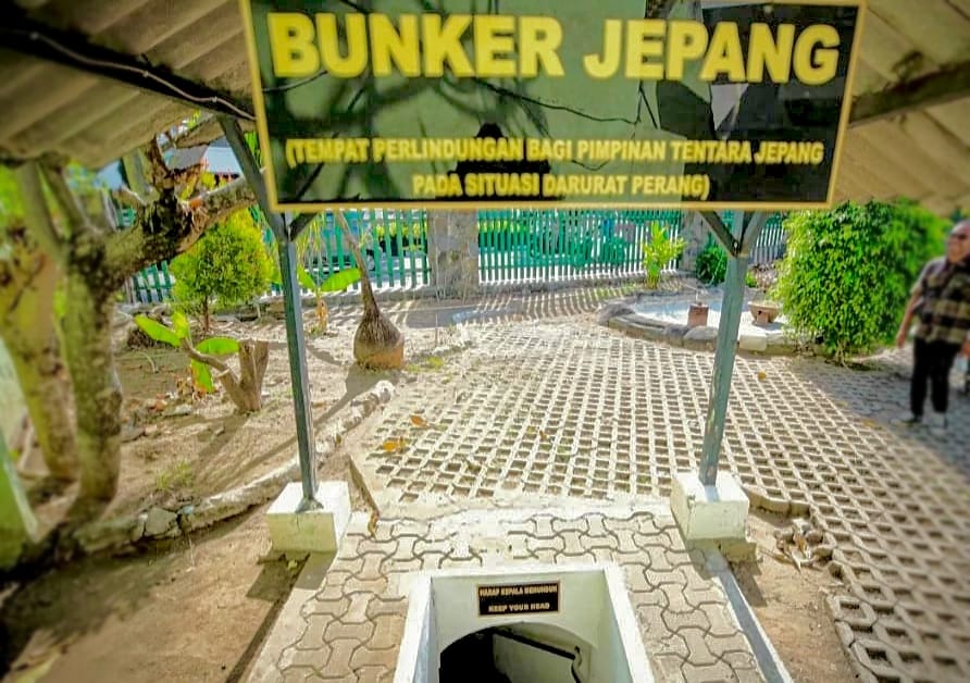 Bunker Jepang di Museum Dhvarma Wiratama Yogyakarta.