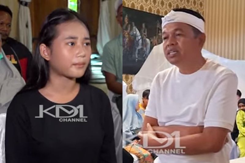 Aura Cinta dan Dedi Mulyadi saat debat panas membahas penghapusan wisuda sekolah.