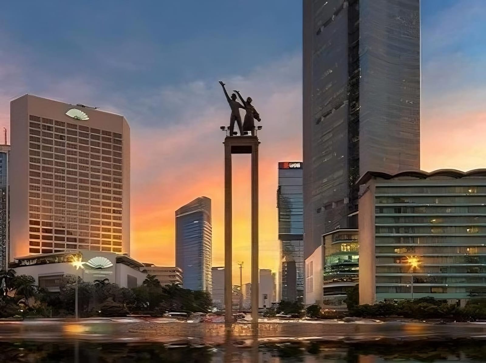 Bundaran HI, DKI Jakarta (Foto: Pinterest)