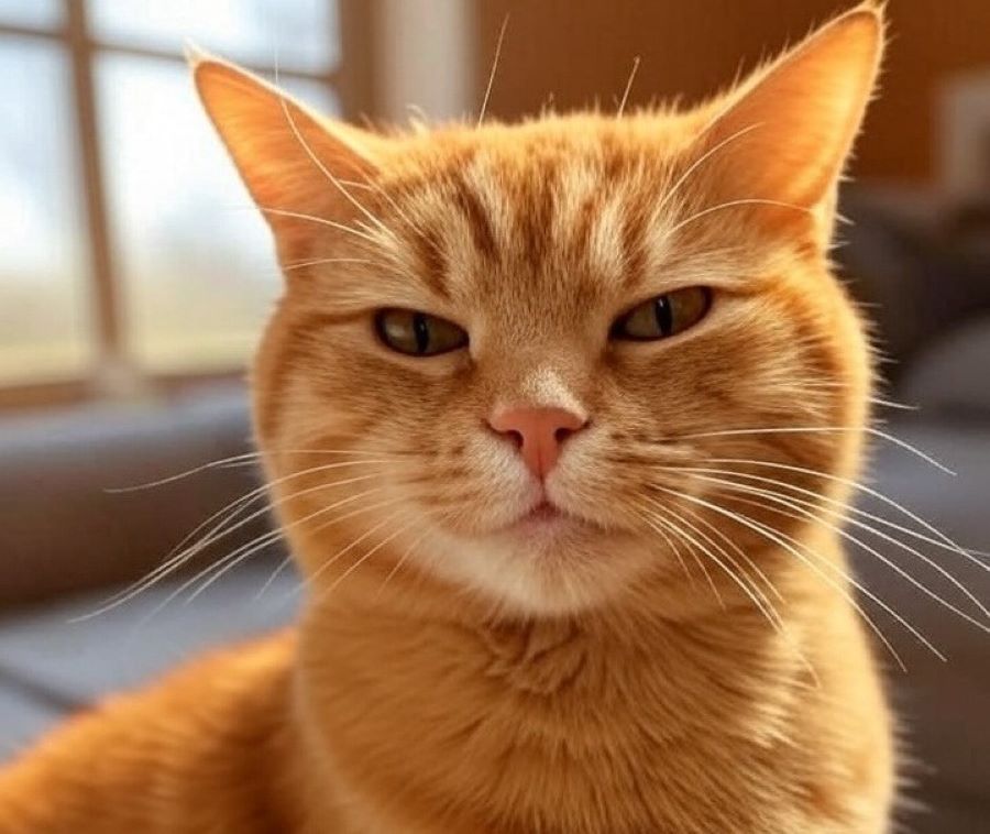 Ilustrasi Kucing Orange (Sumber: Grok 3)