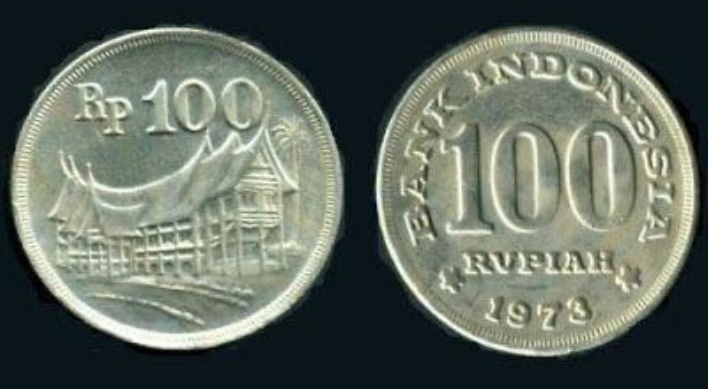 Uang koin indonesia yang sudah menjadi barang langka dan banyak diburu kolektor.