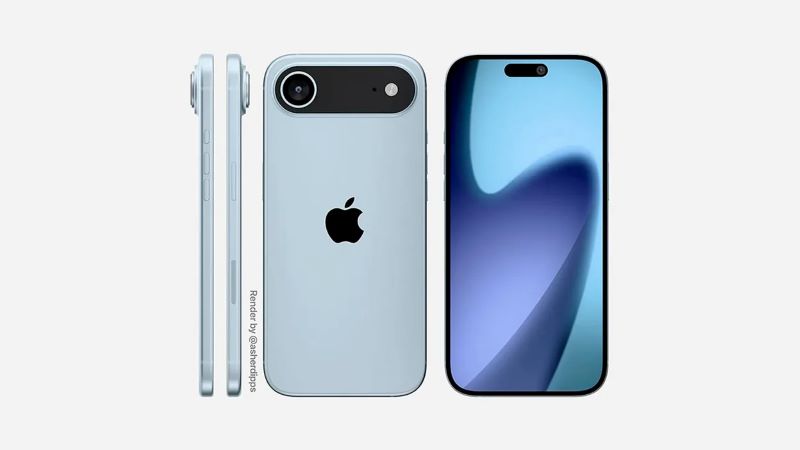 iPhone 17 air yang beredar di media sosial.