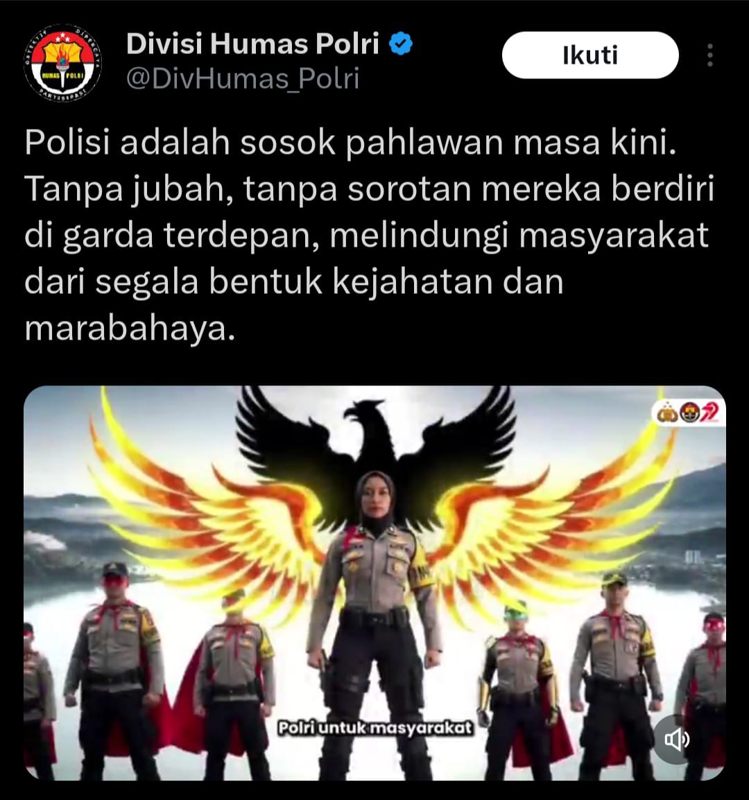 Video tersebut telah ditayangkan sebanyak 6,5jt kali di X.