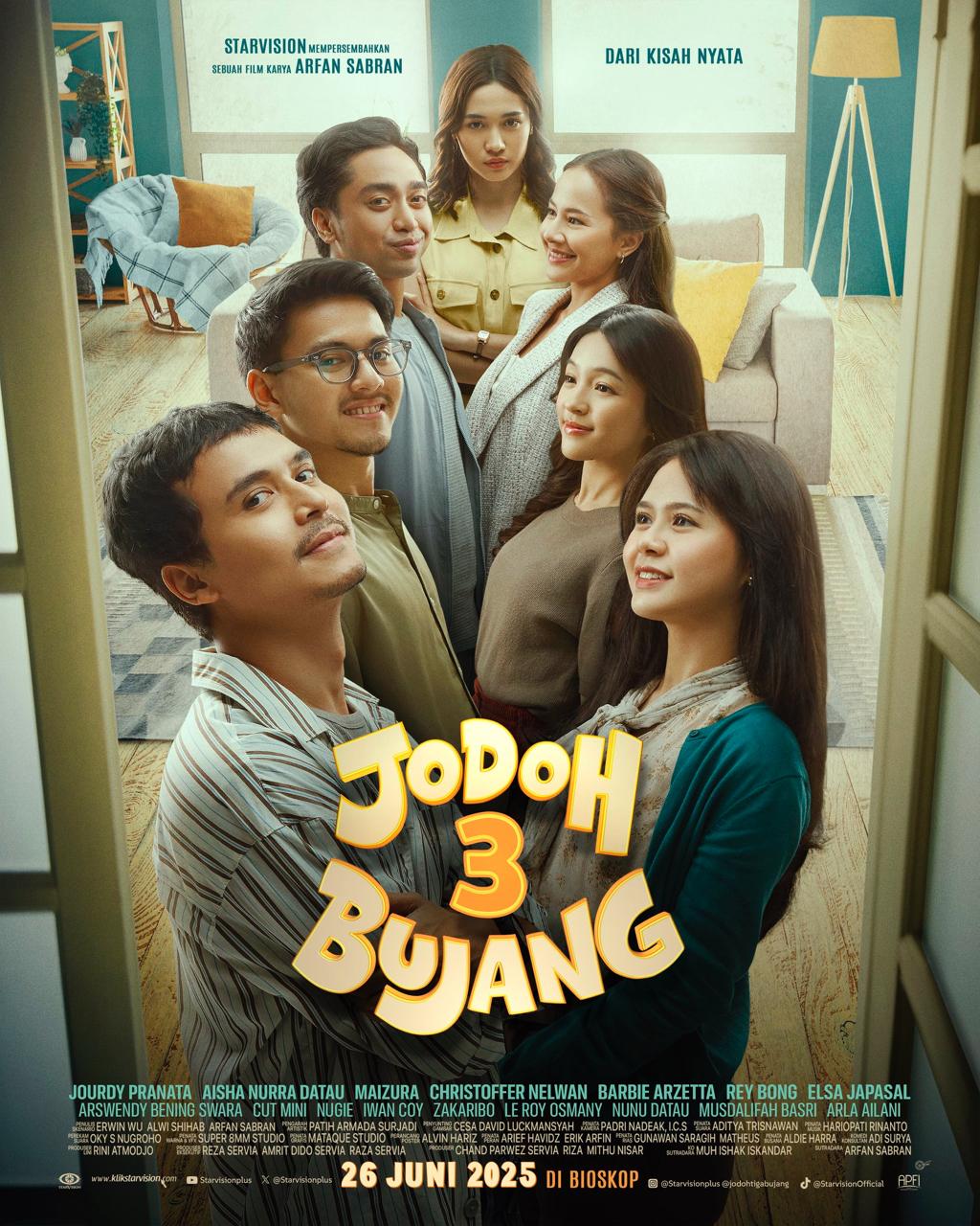 Film &ldquo;Jodoh 3 Bujang".