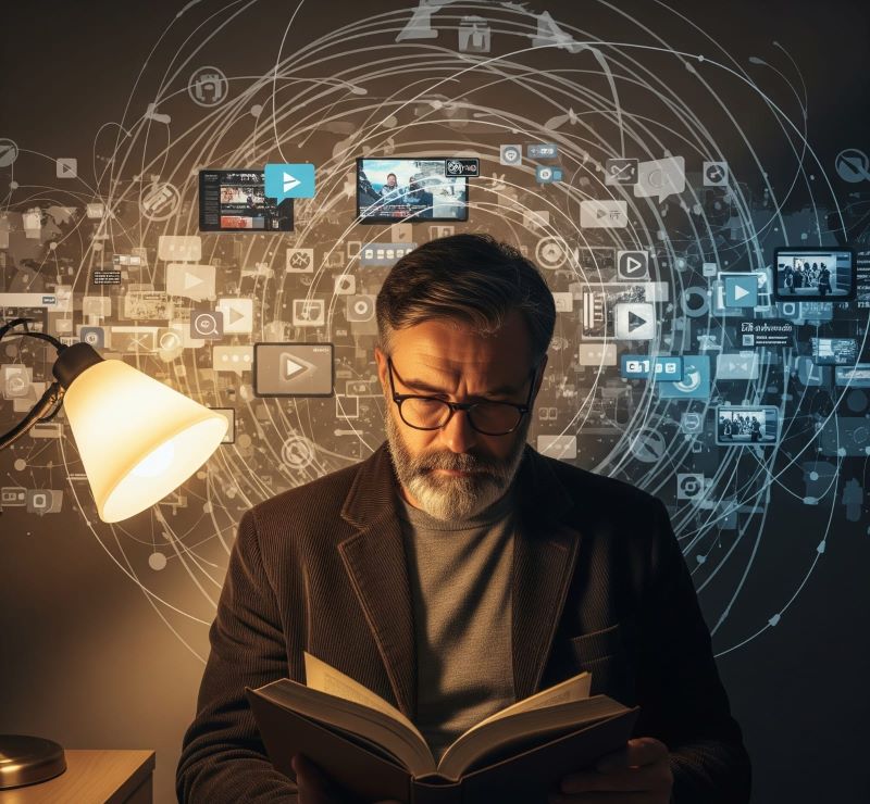 Membaca buku dan manfaat luar biasa.