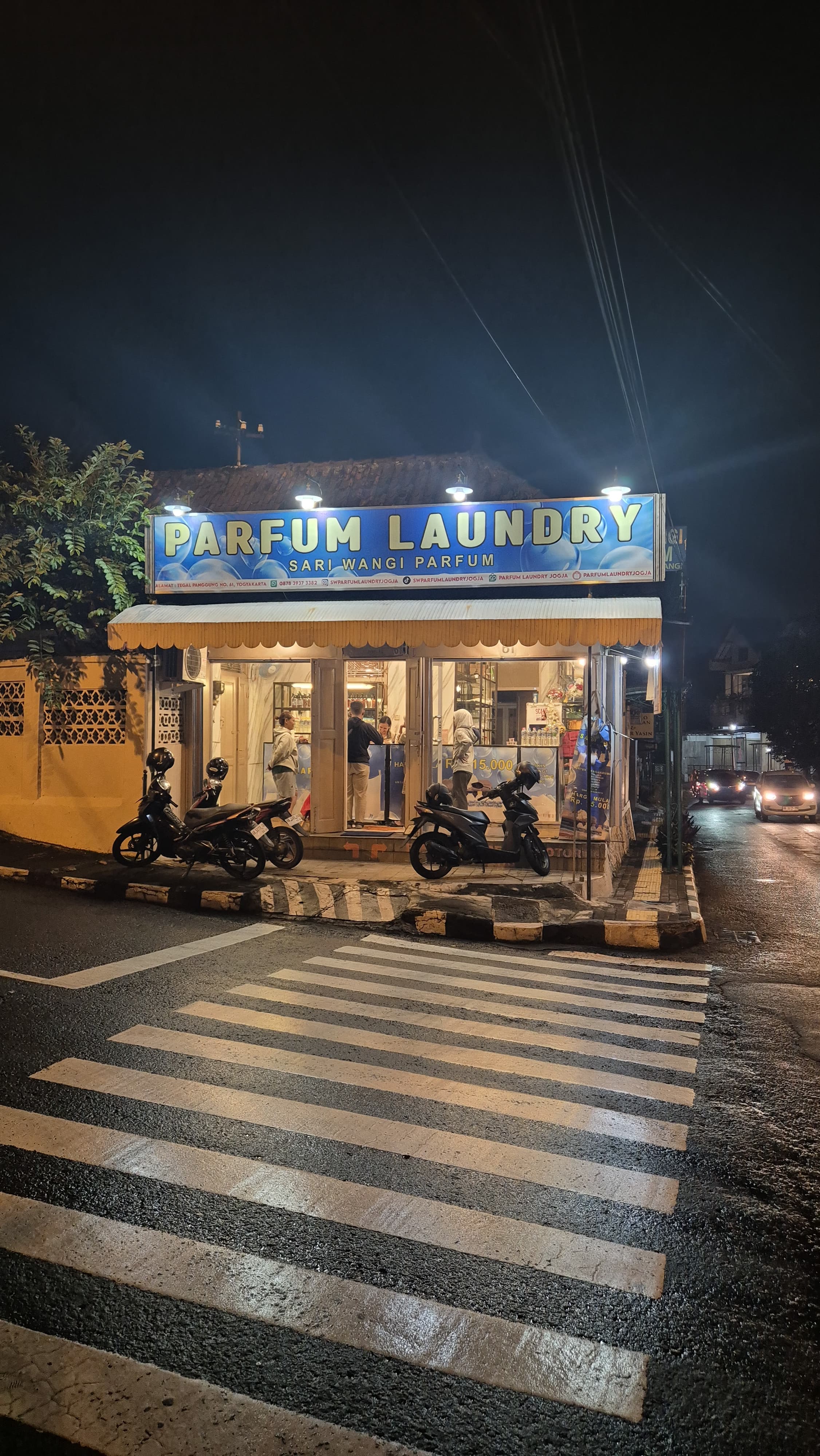 Parfum Laundry Jogja berlokasi di Jalan Tegal Panggung, Kota Jogja.